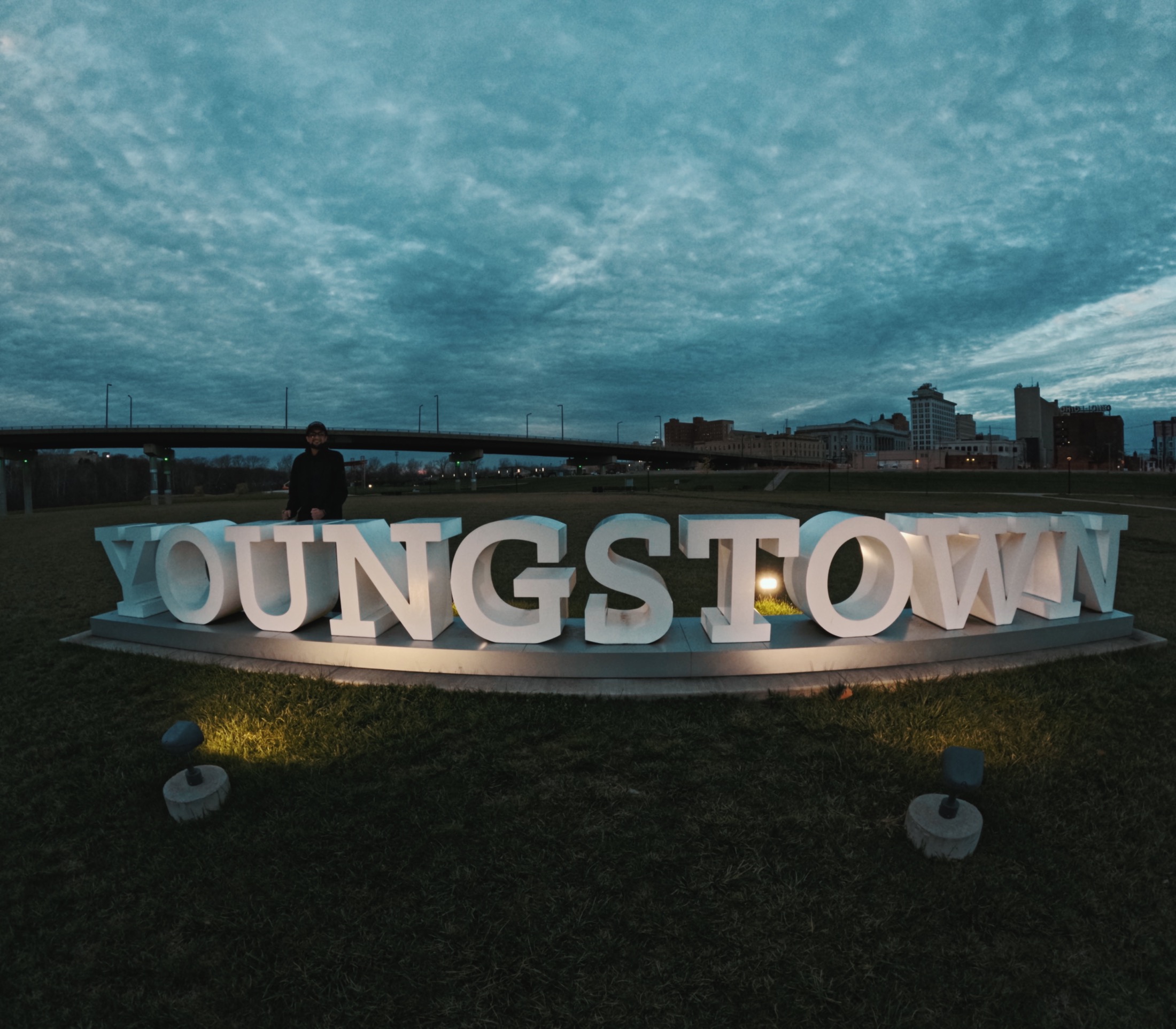 Youngstown at blue hour